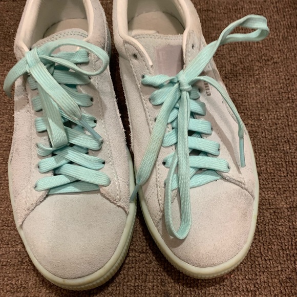 PUMA SUADE TEAL/size 7/GREAT COLOR - Picture 10 of 10